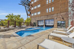 Outdoor Pool and Hot Tub