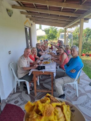 Outdoor dining