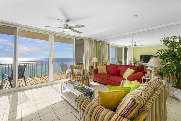 Beachfront living room
