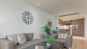 The apartment has small details that create a sense of homeliness