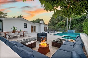 Warning: This fire pit may cause spontaneous laughter, deep conversations, and unforgettable memories. Gather your crew and let the good times roll!