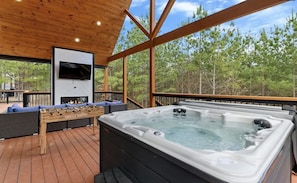 Bain à remous extérieur