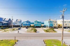 Easy beach access and views from the balcony