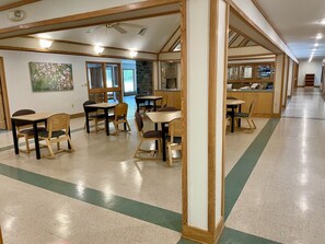 open dining area