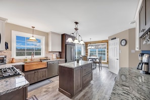Indoors, Kitchen, Floor, Sink, Kitchen Island