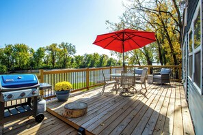 River from deck