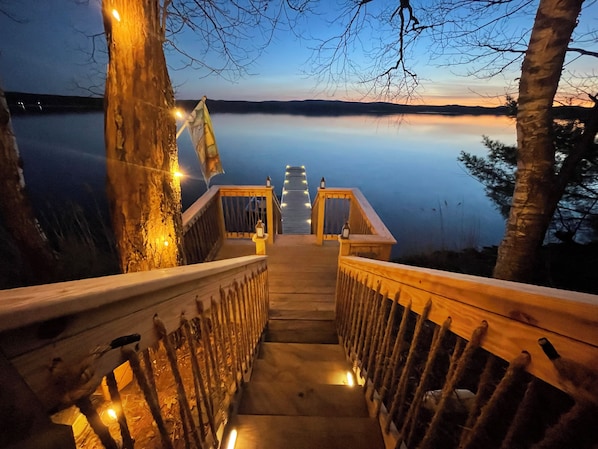 32 foot private dock!