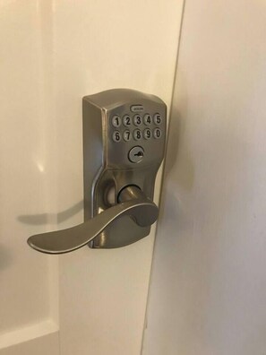 For your security, there is a private key code for each guest.