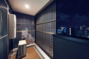 Blick vom Balkon