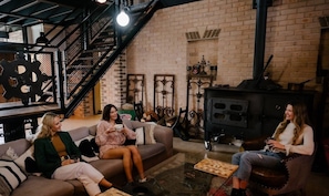 Vintage Steel Lounge Area