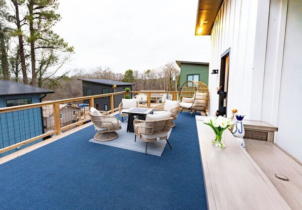The Blue Rooftop Awaits