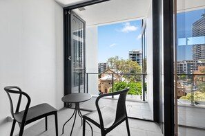 Quiet private balcony...

