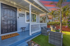 Patio area for group hang out with coastal breeze