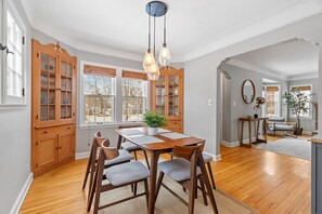 Dining Room with elegant decor