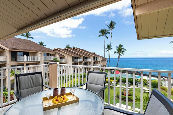 Lanai with ocean view