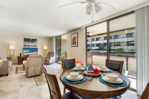 Dining and living area