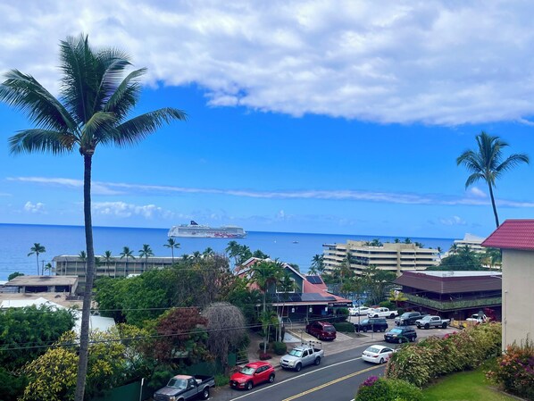 Ocean and town view