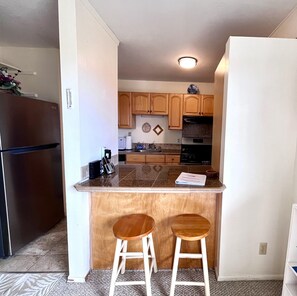 Bar seating for 2