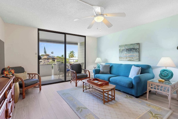 Living room grants you access to outside