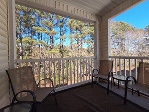 Outdoor Patio with Scenic Nature View