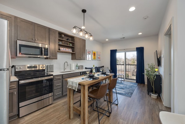Your Nashville condo's main living space!