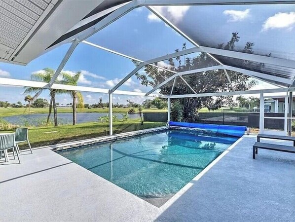 Heated pool 