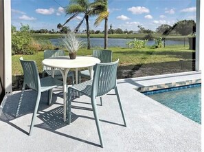 Patio by the pool