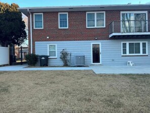Rear of the house