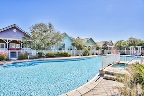 Community pool and hot tub