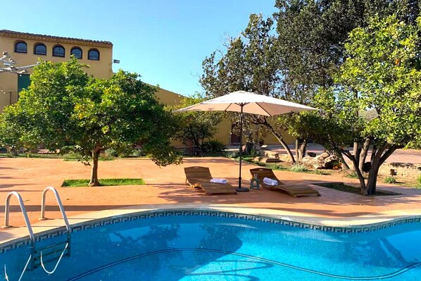 Schwimmbad des Ferienhauses