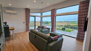 The living area at Deveron Lodge, Aberdeeshire