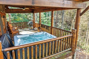 Lounge the day away or grill up a feast on the breezy deck
