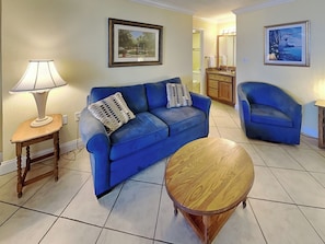 Living Area - Queen Sleeper Sofa