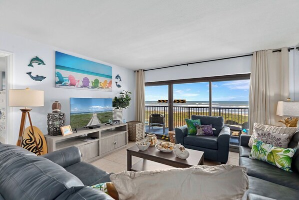 The Living Room Features Breath Taking Views