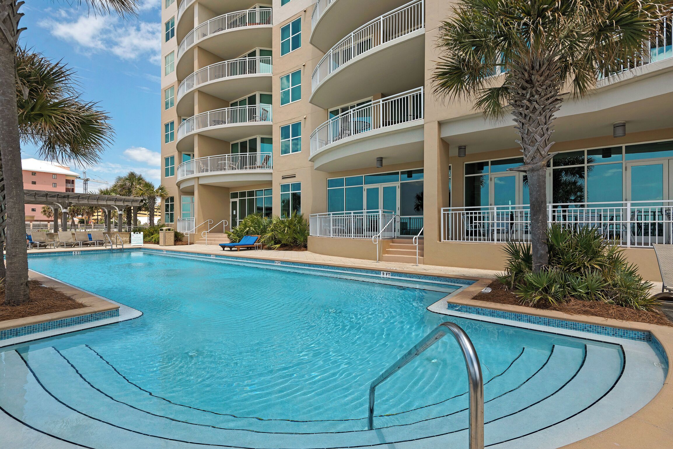 Tropical Landscaping at Aqua Freeform Pool 