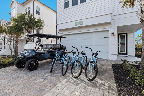 Golf Cart & Bikes