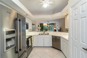 Kitchen with large pantry 