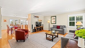 Cozy up in the living room to watch a show and hang out with the family!