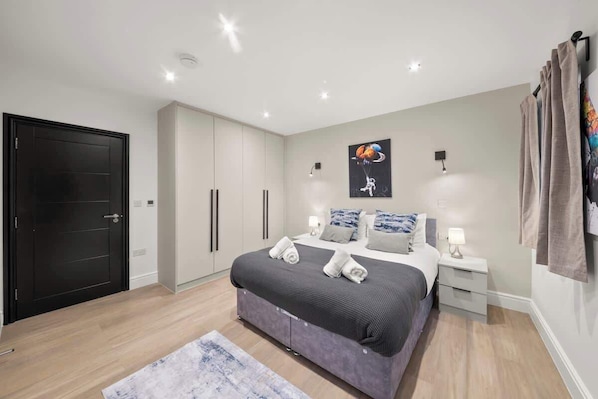 A serene retreat designed for ultimate comfort, the bedroom offers a perfect sanctuary from the world.