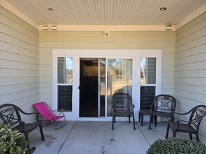 Covered Porch with Nature View
