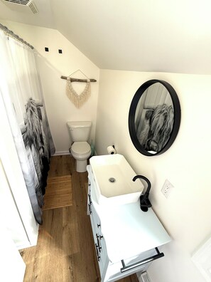 full view of washroom