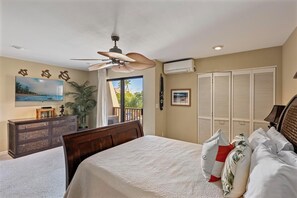 Primary has mini-split AC and ceiling fan