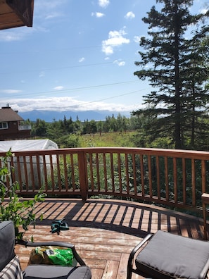 View from the back deck