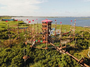 Adventure park nearby with ropes course and stunning water views for all ages!