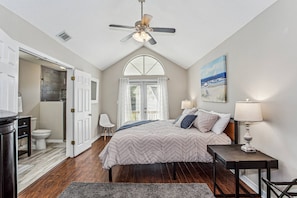 Gorgeous primary suite with private balcony