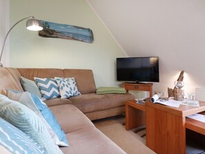Padua Ferienwohnung - Blick auf den gemütlichen Wohnbereich