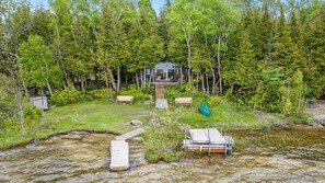 This is lakeside living at its best. With a boardwalk leading right to the deck, your days can begin and end by the water, just steps from your back door.