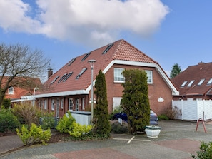 Building, Window, Roof, House, Residential Area, Home, Shrub, Facade, Cottage, Door