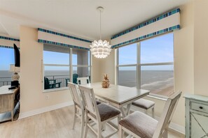 Dining Room and ocean view