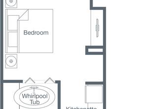 Lux Hotel Villa with Kitchenette, King Bed, Living area and more!